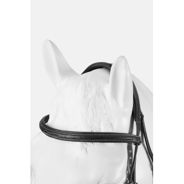 Brida de salto Horze Deauville con mosquetones Negro