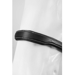 Brida de salto Horze Deauville con mosquetones Negro