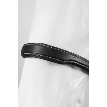 Brida de salto Horze Deauville con mosquetones Negro