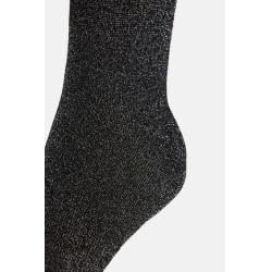 Calcetines de equitación B Vertigo Shimmer de bambú Belleza negra Negro