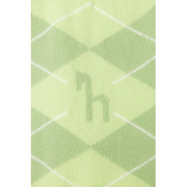 Calcetines Horze Holly de rombos Jade blanco