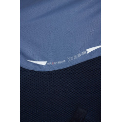 Manta de exterior impermeable Horze Aircool 3D con cuello desmontable Gris