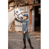 Bufanda de punto con hebilla Horze Leighton Teens Adolescentes Gris