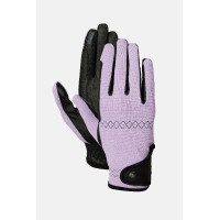 Guantes de equitación Horze Romy Escarcha de lavanda Rosa