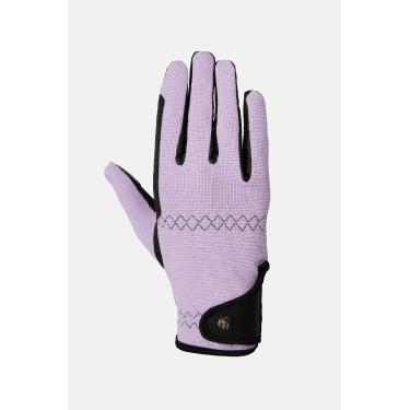Guantes de equitación Horze Romy Escarcha de lavanda Rosa