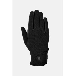 Guantes de equitación Horze Romy Negro
