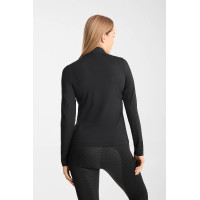 Camiseta técnica refrescante Horze Emmie de manga larga para mujer Negro
