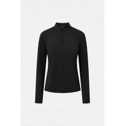 Camiseta técnica refrescante Horze Emmie de manga larga para mujer Negro