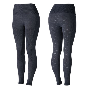 Mallas de Equitación sin Costuras y Apariencia Vaquera con Asiento Completo de Silicona para Mujer Vanessa Denim Azul Mallas de Equitación sin Costuras y Apariencia Vaquera con Asiento Completo de Silicona para Mujer Vanessa Denim Azul