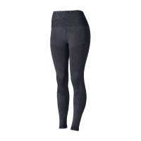 Mallas de Equitación sin Costuras y Apariencia Vaquera con Asiento Completo de Silicona para Mujer Vanessa Denim Azul