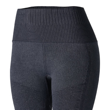 Mallas de Equitación sin Costuras y Apariencia Vaquera con Asiento Completo de Silicona para Mujer Vanessa Denim Azul Mallas de Equitación sin Costuras y Apariencia Vaquera con Asiento Completo de Silicona para Mujer Vanessa Denim Azul