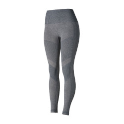 Mallas de Equitación sin Costuras y Apariencia Vaquera con Asiento Completo de Silicona para Mujer Vanessa Gris