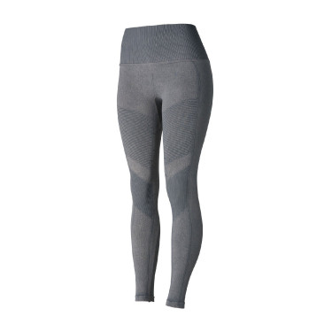 Mallas de Equitación sin Costuras y Apariencia Vaquera con Asiento Completo de Silicona para Mujer Vanessa Gris
