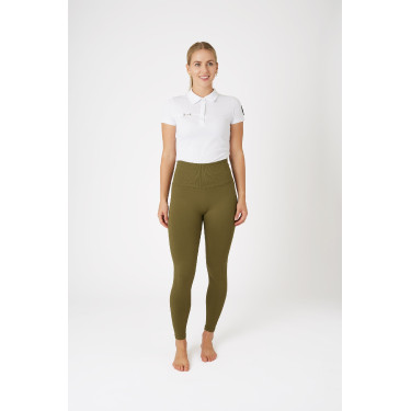 Leggings de equitación térmicos sin costuras Horze Melissa para mujer Verde abeto Leggings de equitación térmicos sin costuras Horze Melissa para mujer Verde abeto