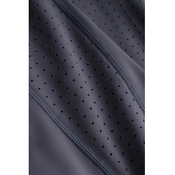 Legging de equitación Horze Vilma para mujer con culera integral refrescante Odisea marina Azul marino