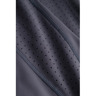 Legging de equitación Horze Vilma para mujer con culera integral refrescante Odisea marina Azul marino