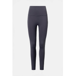Legging de equitación Horze Vilma para mujer con culera integral refrescante Odisea marina Azul marino