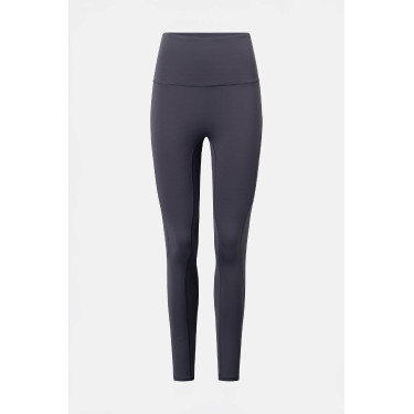Legging de equitación Horze Vilma para mujer con culera integral refrescante Odisea marina Azul marino