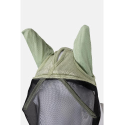Máscara anti-moscas Horze Comfort Verde celadón