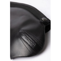 Mini-chaps B Vertigo elegantes de cuero Negro