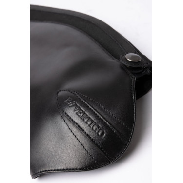 Mini-chaps B Vertigo elegantes de cuero Negro