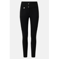 Pantalón Horze Grand Prix Pro con grip en las rodillas para mujer Negro