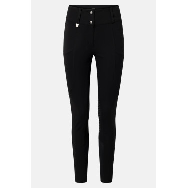 Pantalón Horze Grand Prix Pro con grip en las rodillas para mujer Negro
