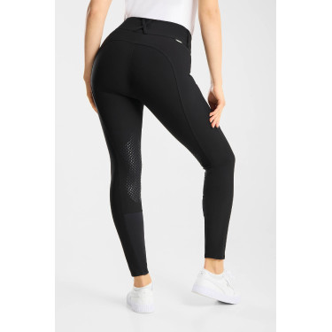Pantalón Horze Grand Prix Pro con grip en las rodillas para mujer Negro