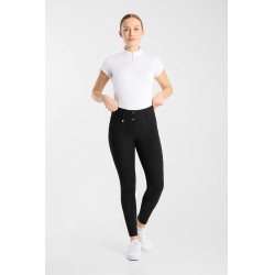 Pantalón Horze Grand Prix Pro con grip en las rodillas para mujer Negro
