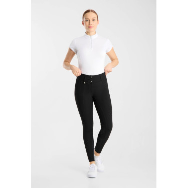 Pantalón Horze Grand Prix Pro con grip en las rodillas para mujer Negro