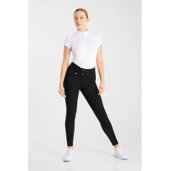 Pantalón Horze Grand Prix Pro con grip en las rodillas para mujer Negro