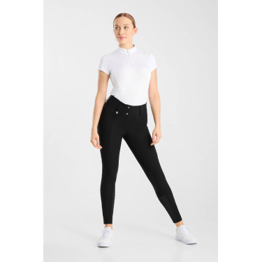 Pantalón Horze Grand Prix Pro con grip en las rodillas para mujer Negro