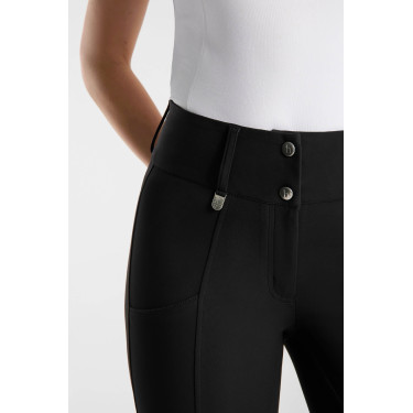 Pantalón Horze Grand Prix Pro con grip en las rodillas para mujer Negro