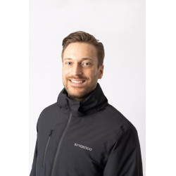 Parka impermeable B Vertigo Milo para hombre Gris antracita oscuro