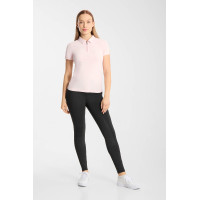 Polo funcional Horze Willow para mujer de manga corta Rosa pálido