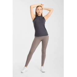 Camiseta de entrenamiento Emmie sin mangas para mujer Horze cooling Odisea marina Azul marino