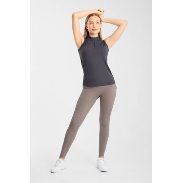 Camiseta de entrenamiento Emmie sin mangas para mujer Horze cooling Odisea marina Azul marino