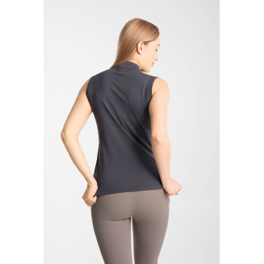 Camiseta de entrenamiento Emmie sin mangas para mujer Horze cooling Odisea marina Azul marino