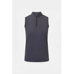 Camiseta de entrenamiento Emmie sin mangas para mujer Horze cooling Odisea marina Azul marino