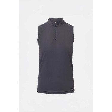 Camiseta de entrenamiento Emmie sin mangas para mujer Horze cooling Odisea marina Azul marino