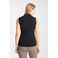 Camiseta de entrenamiento Emmie sin mangas para mujer Horze cooling Negro