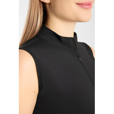 Camiseta de entrenamiento Emmie sin mangas para mujer Horze cooling Negro