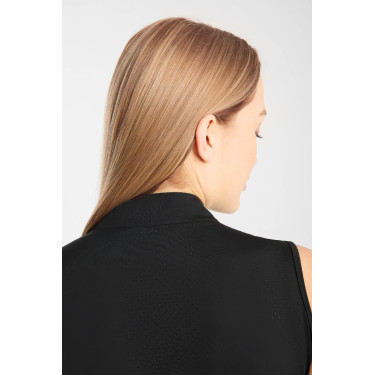 Camiseta de entrenamiento Emmie sin mangas para mujer Horze cooling Negro