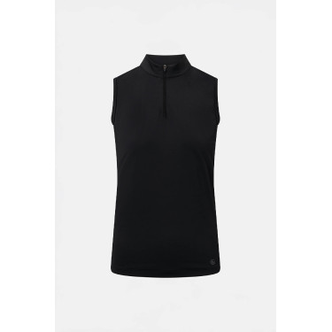 Camiseta de entrenamiento Emmie sin mangas para mujer Horze cooling Negro