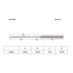 Fusta LeMieux Junior Pro Baton Negro