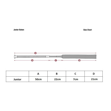 Fusta LeMieux Junior Pro Baton Negro