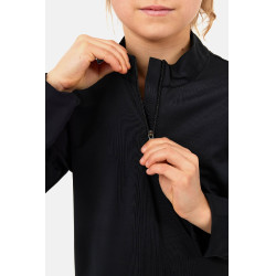 Camiseta de entrenamiento Horze Young Rider refrescante Emmie de manga larga Negro