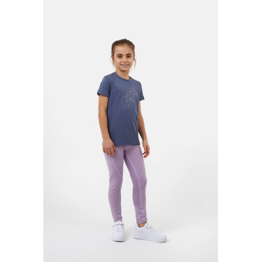 Camiseta Horze Wilda Young Rider de manga corta Gris