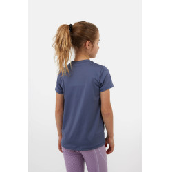 Camiseta Horze Wilda Young Rider de manga corta Gris