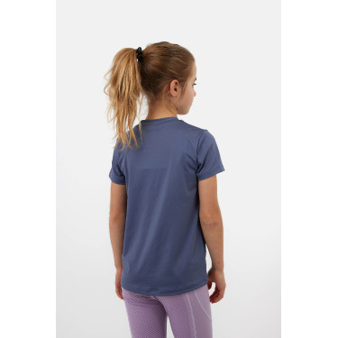 Camiseta Horze Wilda Young Rider de manga corta Gris